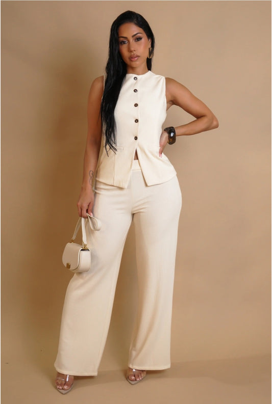 Chic & Comfy Two-Piece Pants Set