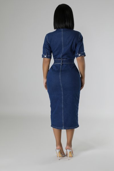 Downtown Girl Denim Dress