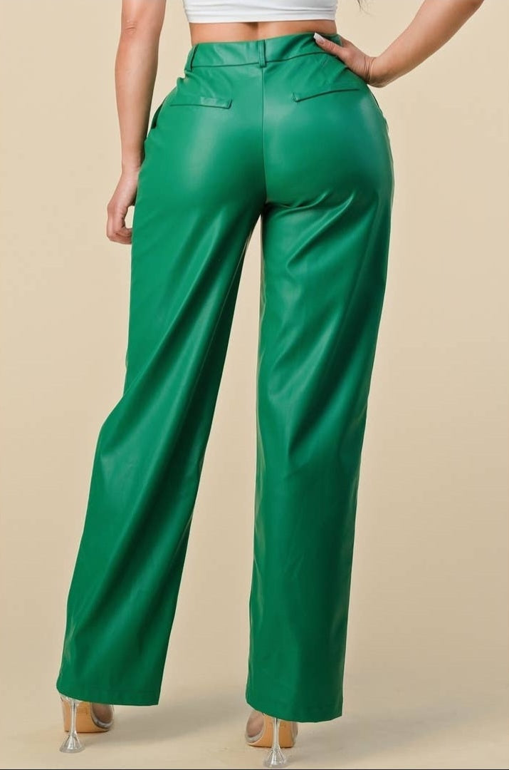 Regina Vegan Leather Pants