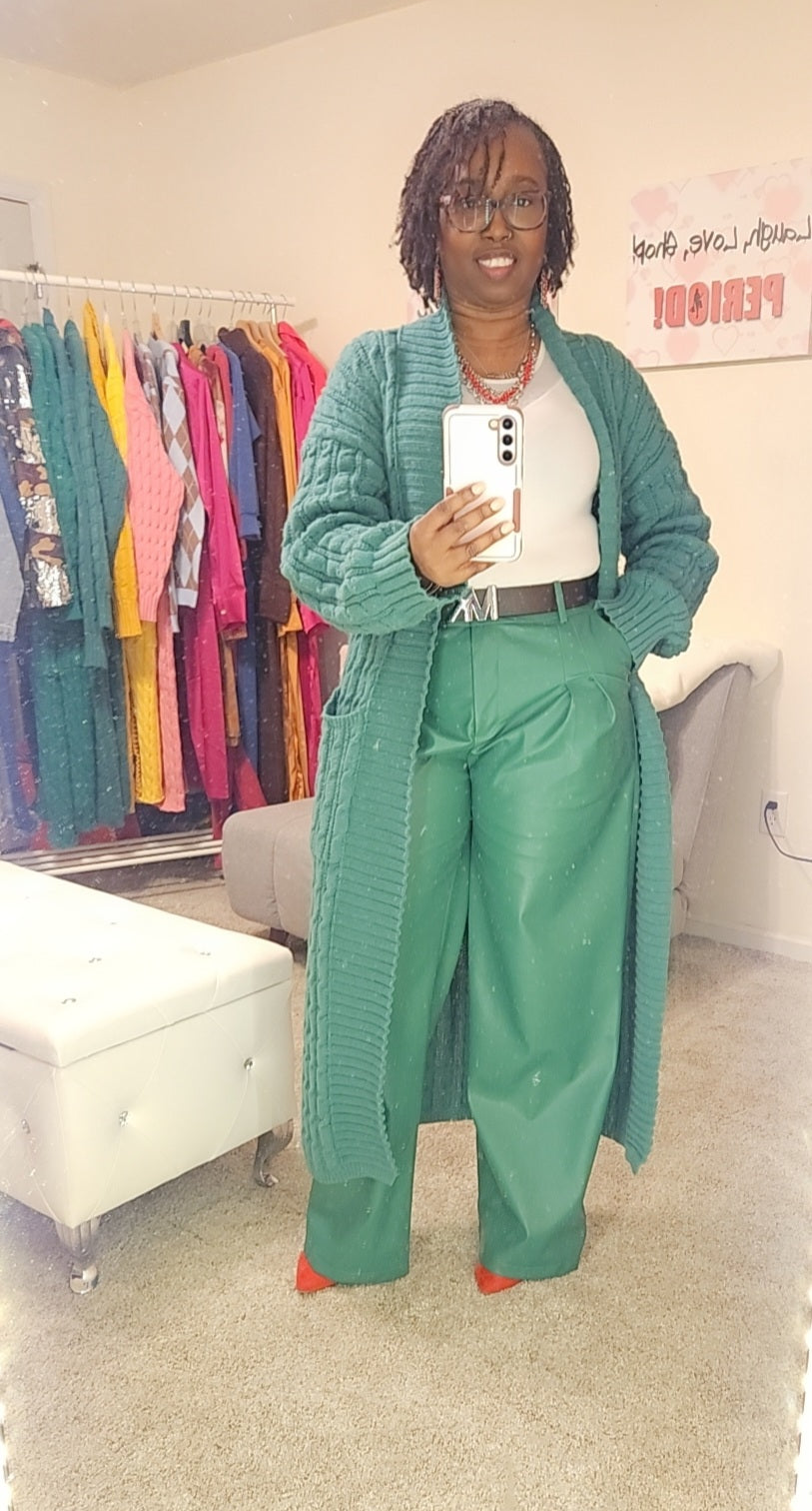 Regina Vegan Leather Pants