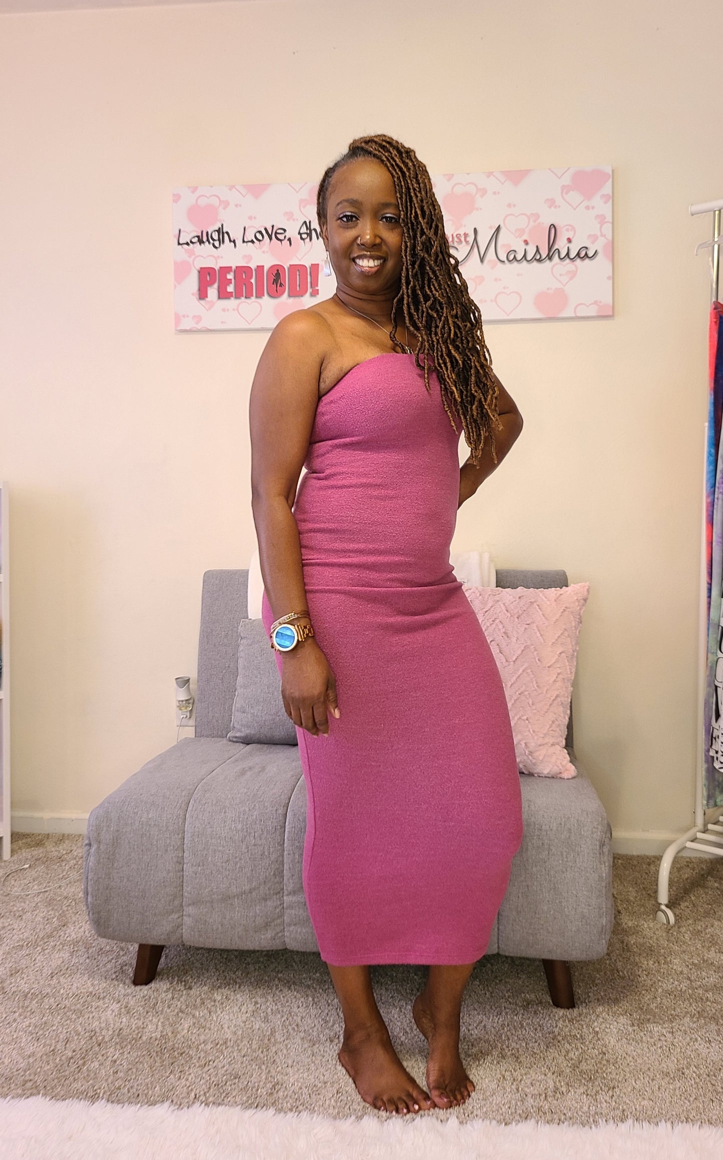 Gigi Dress and Cardigan Set