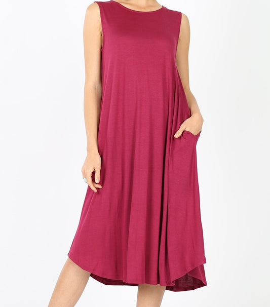 Curvy - Cassie Sleeveless Dress