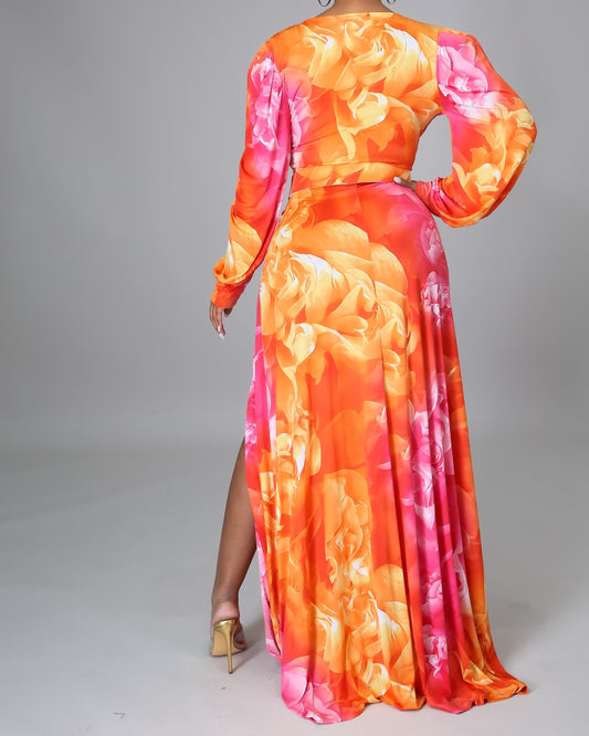 Summer Floral Maxi Dress