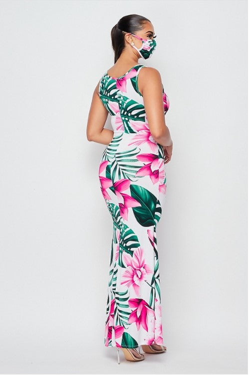 Kali Floral Maxi Dress