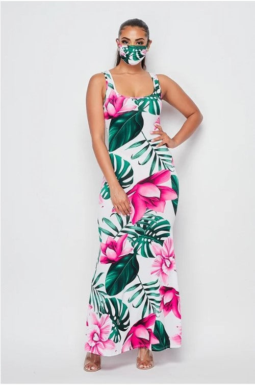 Kali Floral Maxi Dress