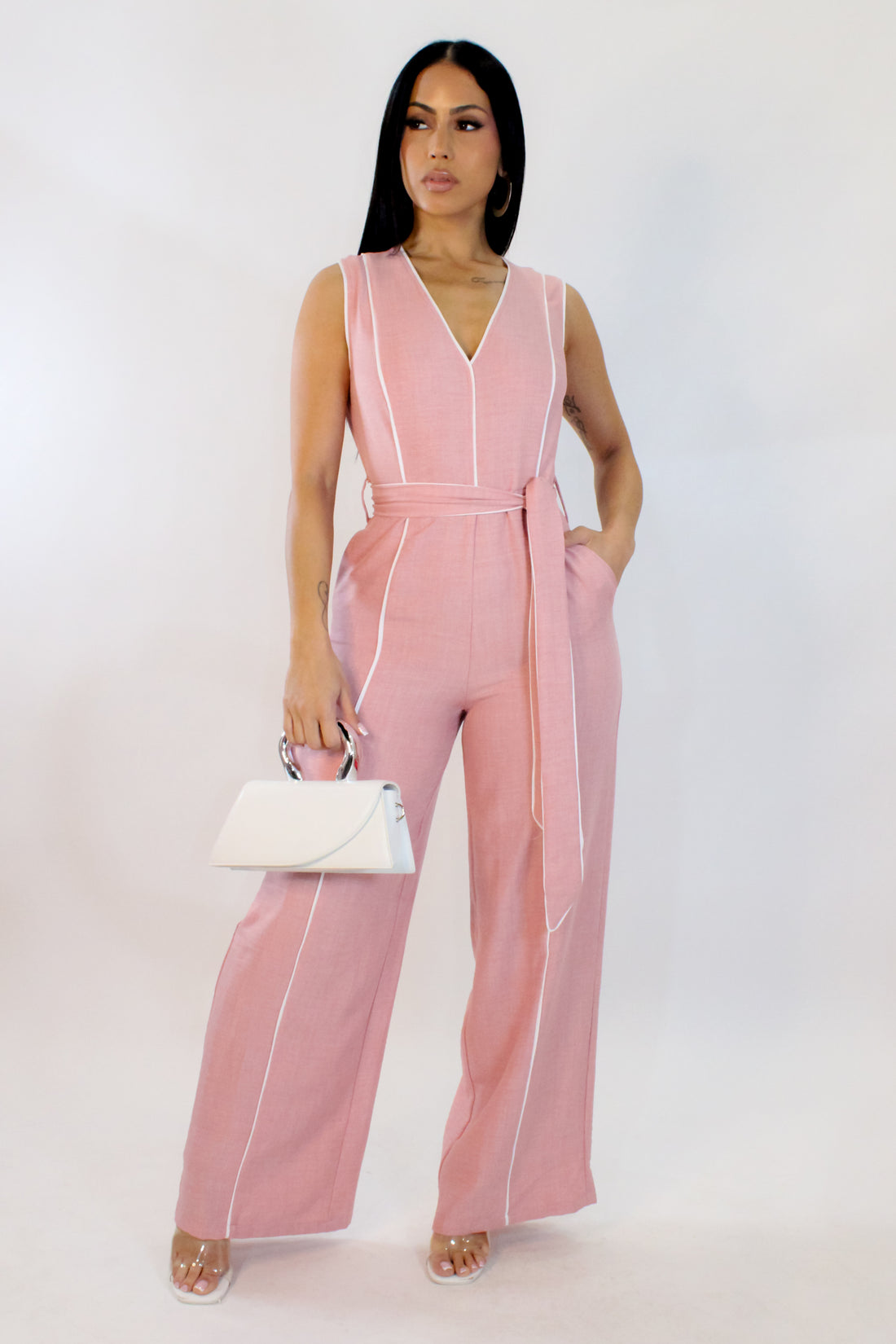 Femme Influence Linen Jumpsuit