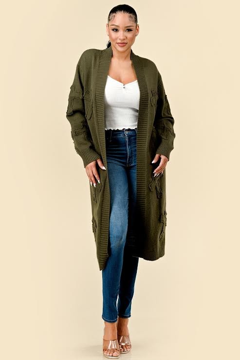 Cross Your Mind Long Cardigan