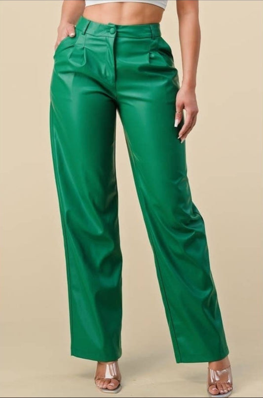 Regina Vegan Leather Pants