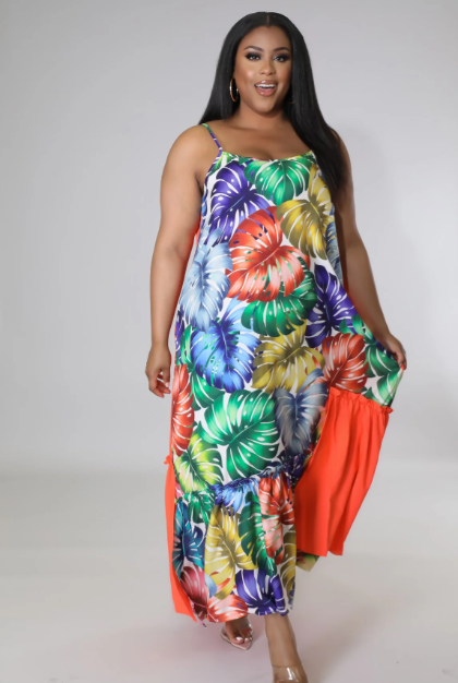 Curvy - Las Palmas Maxi Dress