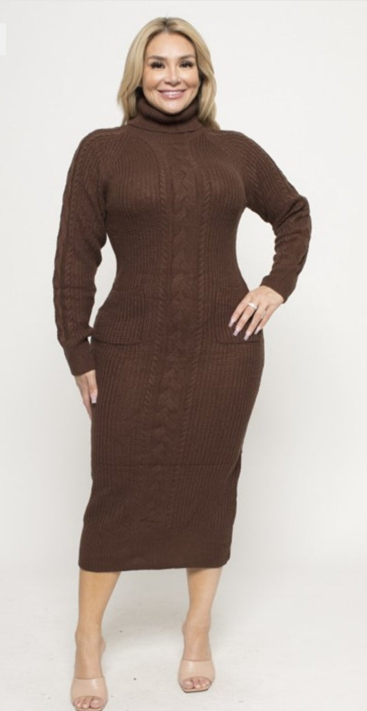 Curvy - Donna Sweater Dress
